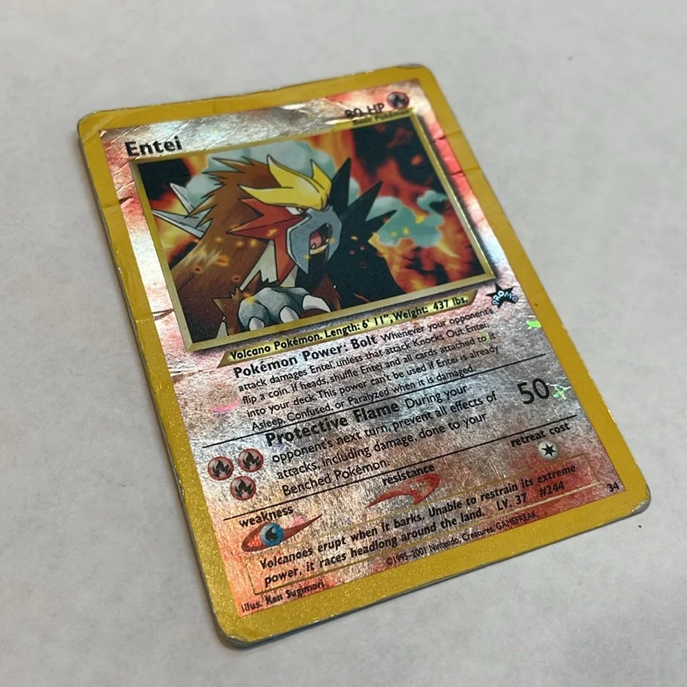 Entei #34 Pokemon Promo Reverse Holo - Picture 4 of 12